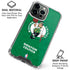NBA Boston Celtics Green Primary Logo iPhone 16 Pro Clear Case